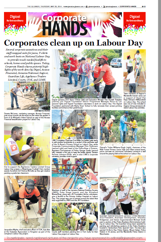 Corporates clean up on Labour Day
