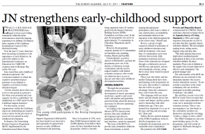 JN strengthens early-childhood support