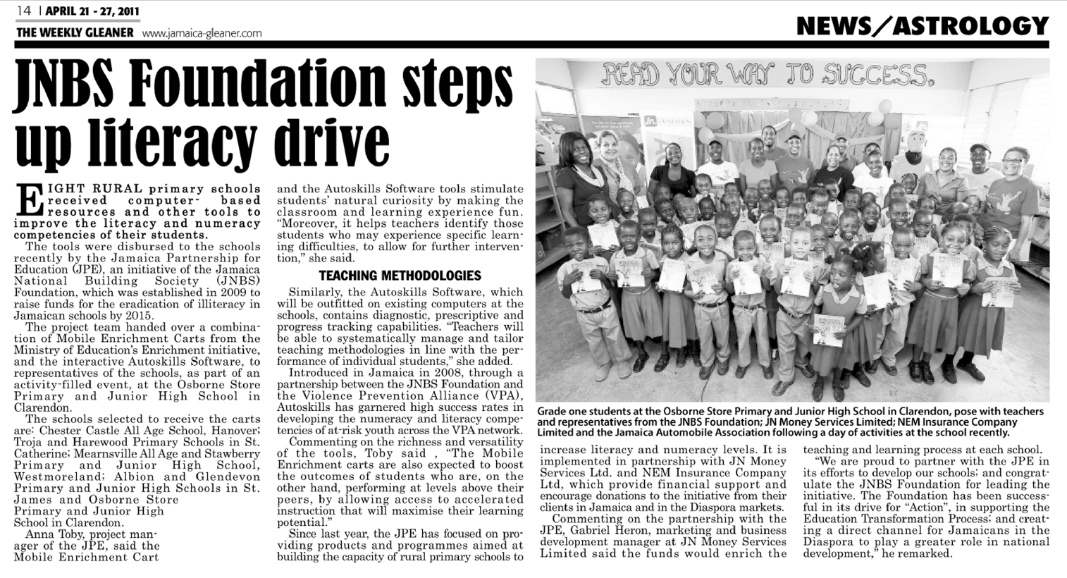 JNBS Foundation steps up literacy drive