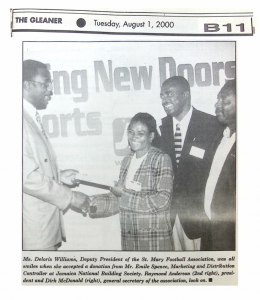 Ms. Deloris Williams, The Gleaner