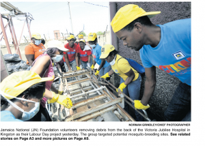 Jamaica National (JN) Foundation volunteers